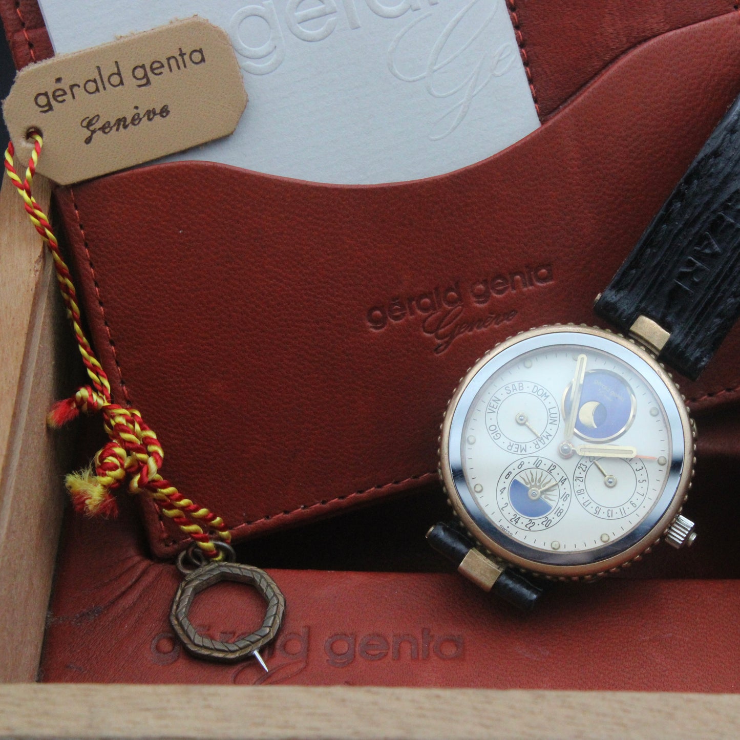 Gerald Genta Gefica Safari Ref. 2796 Perpetual Calendar Quarz