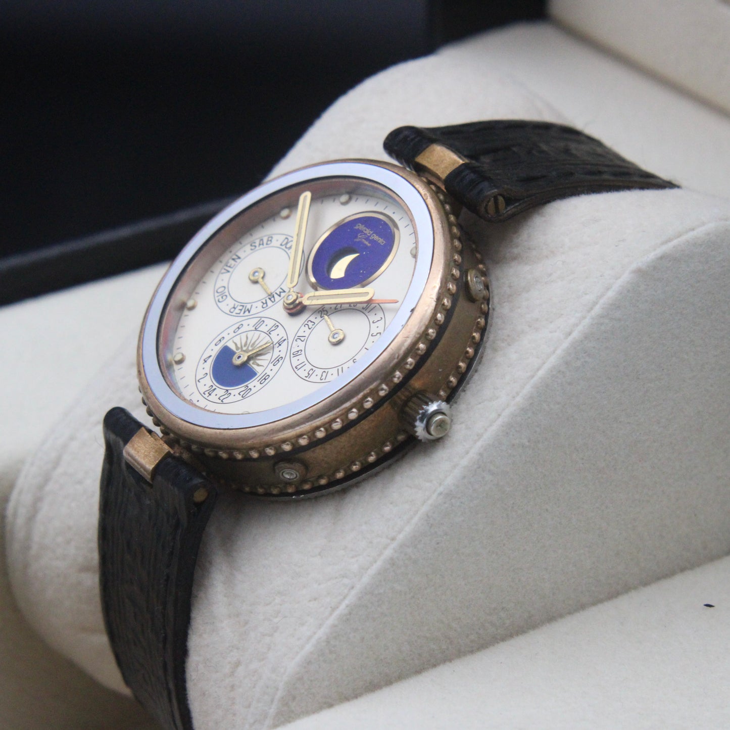 Gerald Genta Gefica Safari Ref. 2796 Perpetual Calendar Quarz