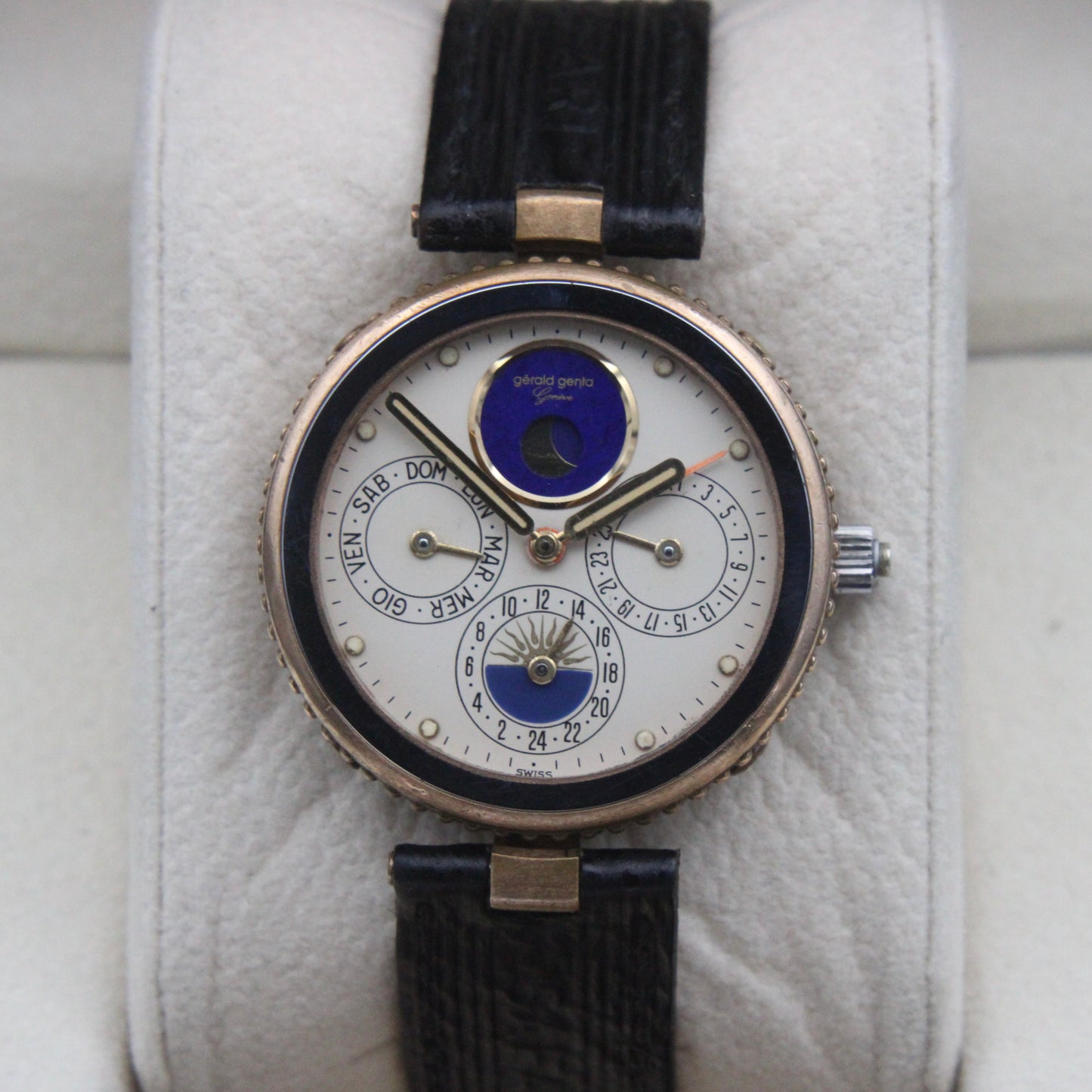 Gerald Genta Gefica Safari Ref. 2796 Perpetual Calendar Quarz