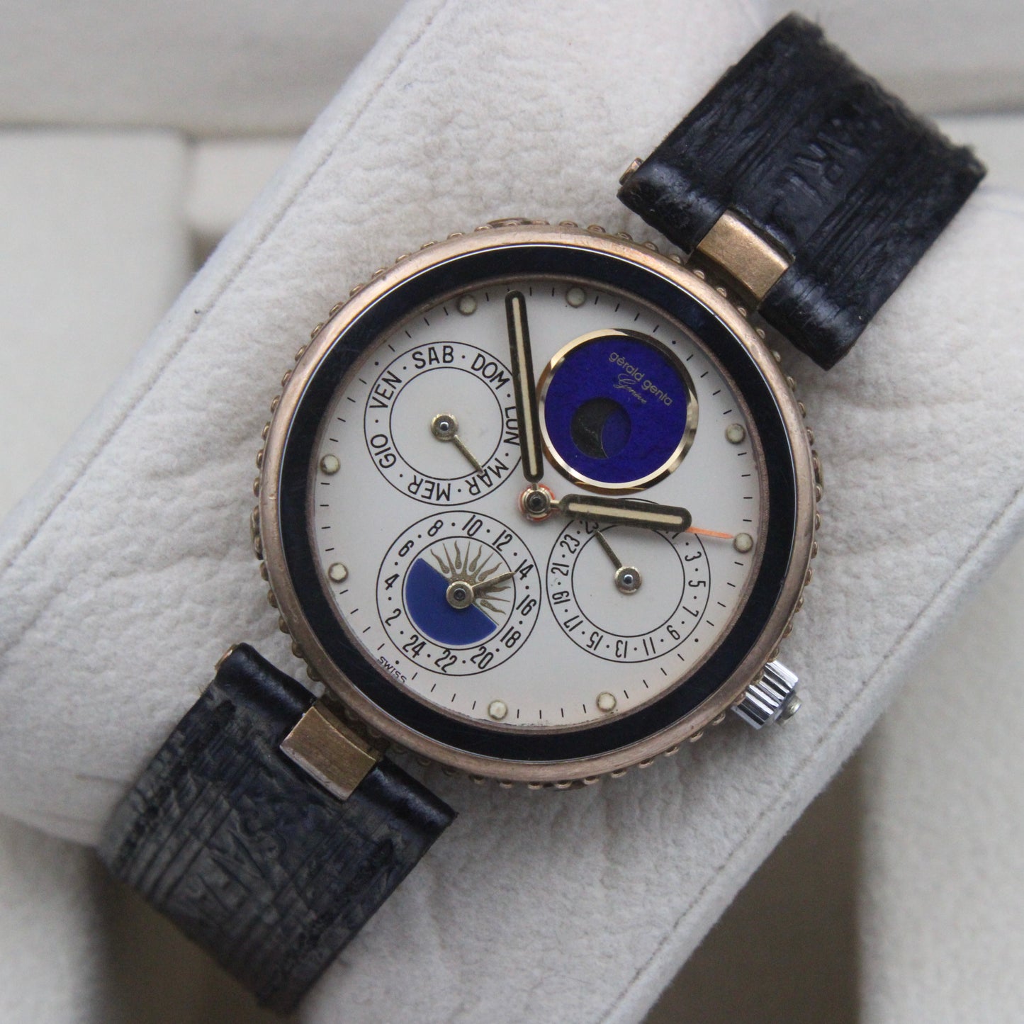 Gerald Genta Gefica Safari Ref. 2796 Perpetual Calendar Quarz