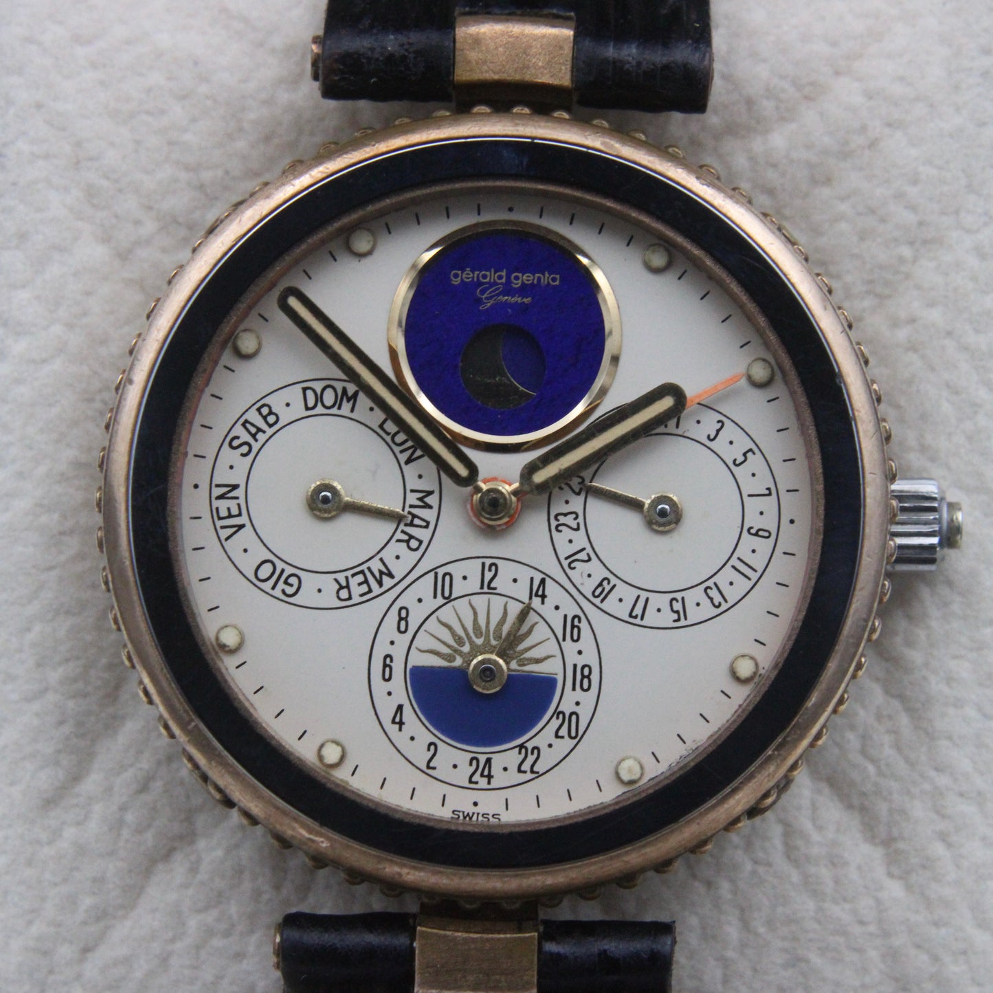 Gerald Genta Gefica Safari Ref. 2796 Perpetual Calendar Quarz