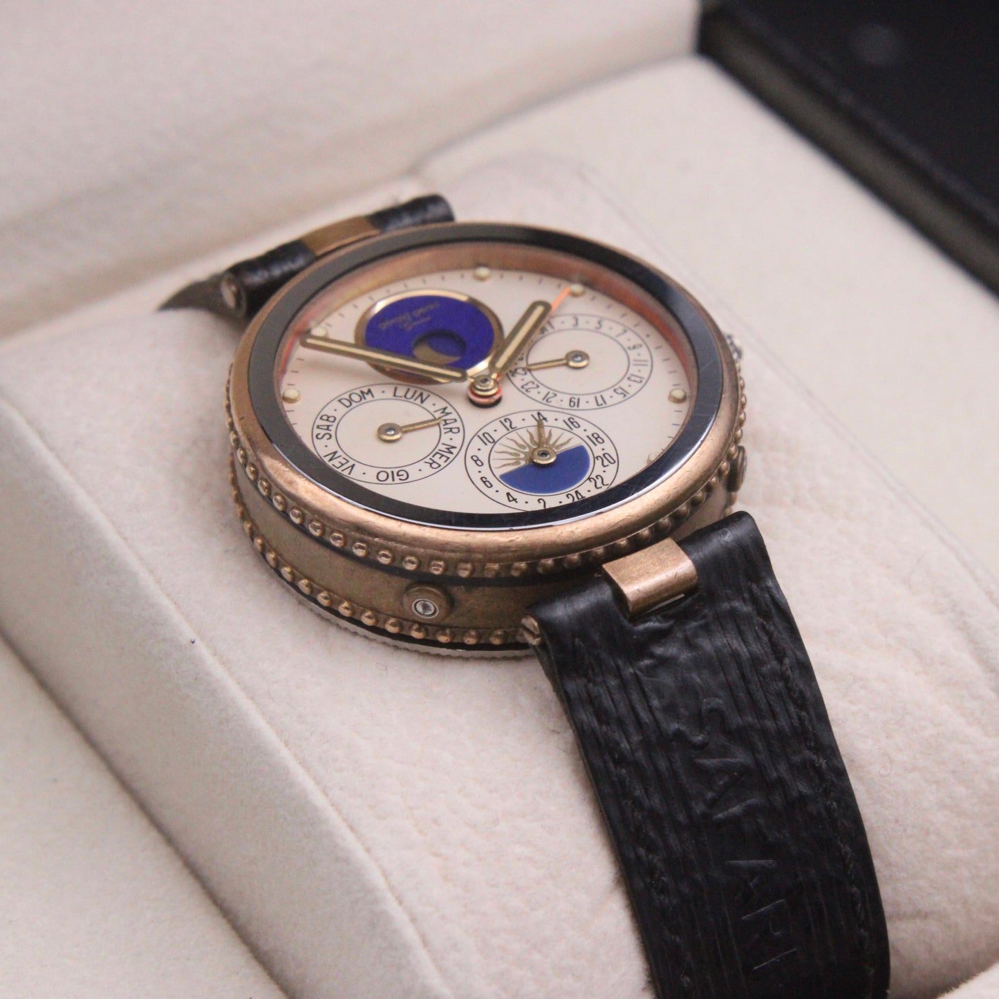 Gerald Genta Gefica Safari Ref. 2796 Perpetual Calendar Quarz